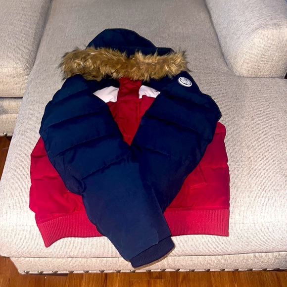 Tommy Hilfiger’s Blue and Red Mens Coat - Picture 3 of 3